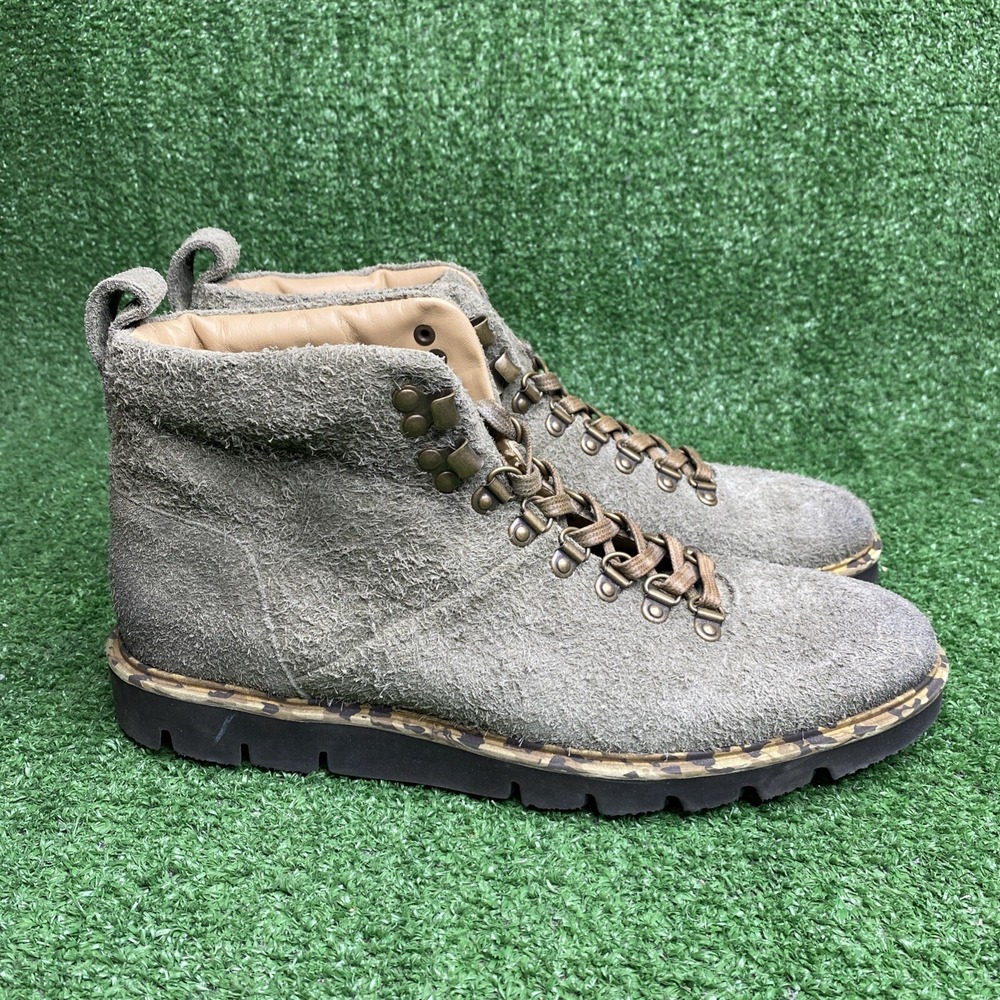 Ross & Snow Stefano SP Green Suede Leather Lace Up Boot Size Mens‎ 7 - NEW
